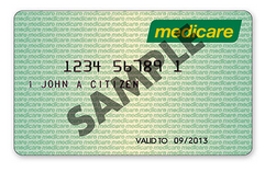 Sample Medicare Card
